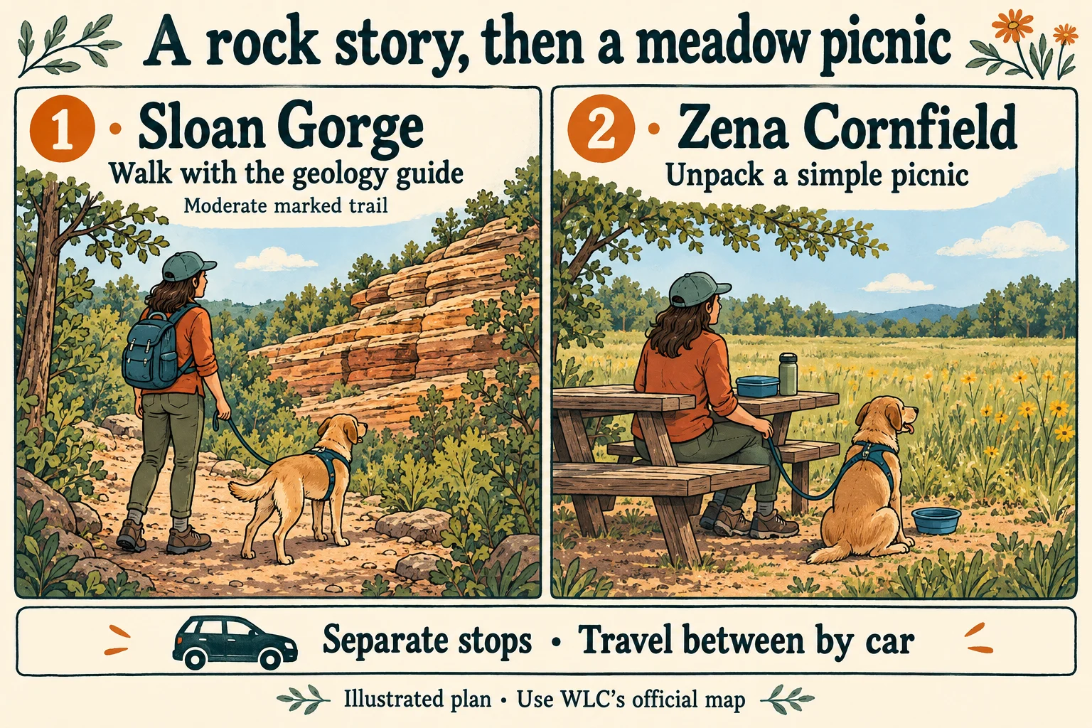 One perfect little adventure: Sloan Gorge’s rock clues and a meadow picnic